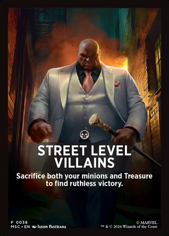 Street Level Villains, Marvel Super Heroes Jumpstart Front Cards · 0038