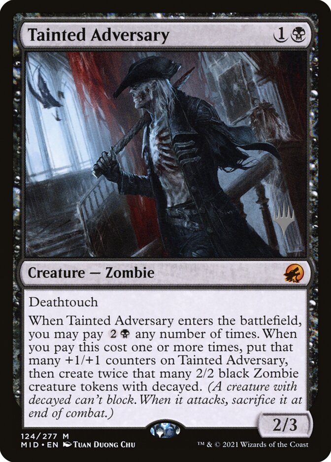 Tainted Adversary, Innistrad: Midnight Hunt Promos · 124/277