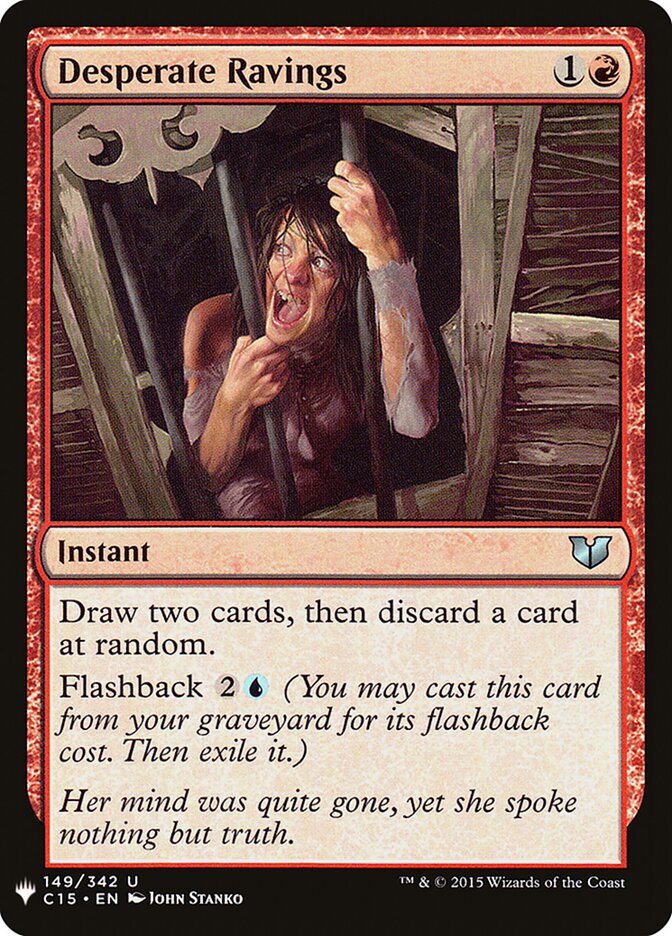 Desperate Ravings, The List · c15-149
