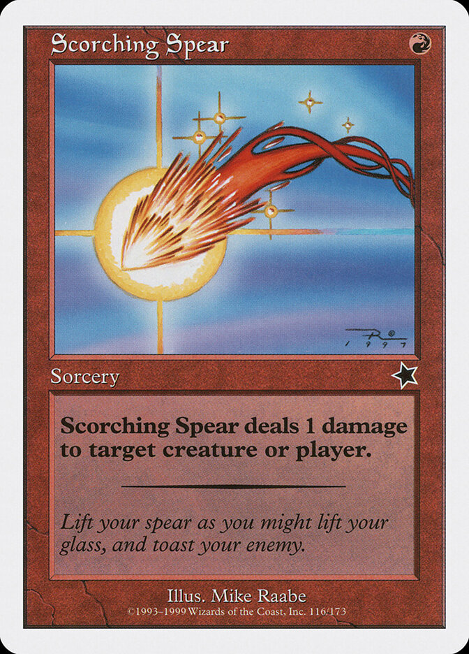 Scorching Spear, Starter 1999 · 116/173