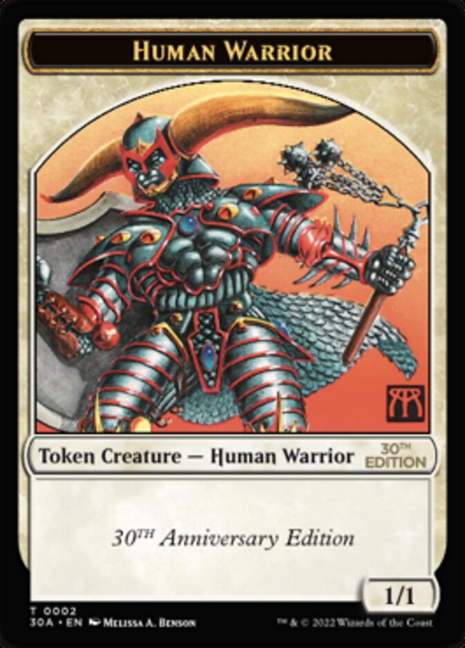 Human Warrior, 30th Anniversary Tokens · 002