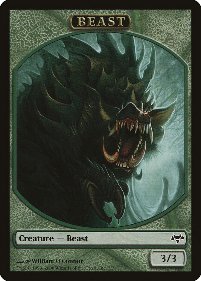 Beast, Eventide Tokens · 3