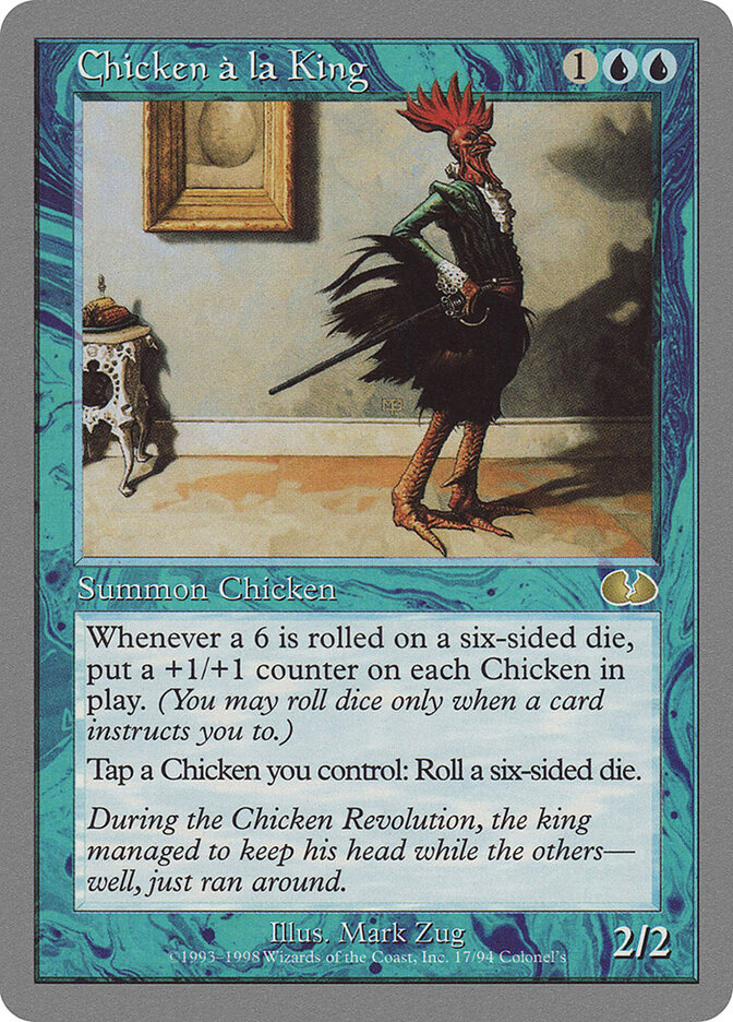 Chicken à la King, Unglued · 17/94