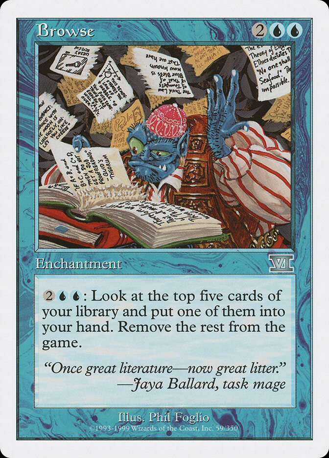 Browse, Classic Sixth Edition · 59/350