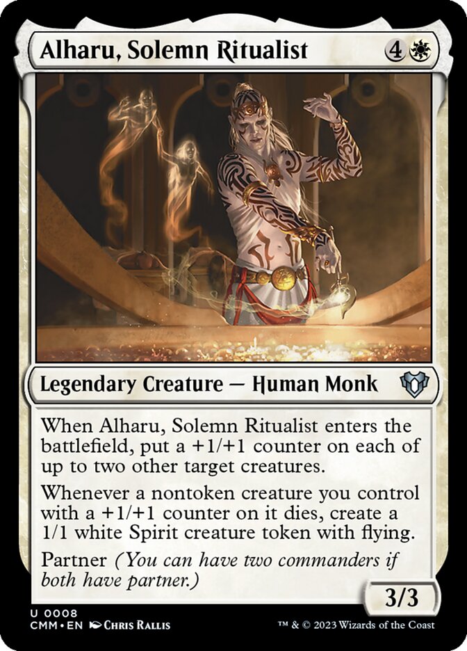 Alharu, Solemn Ritualist, Commander Masters · 0008