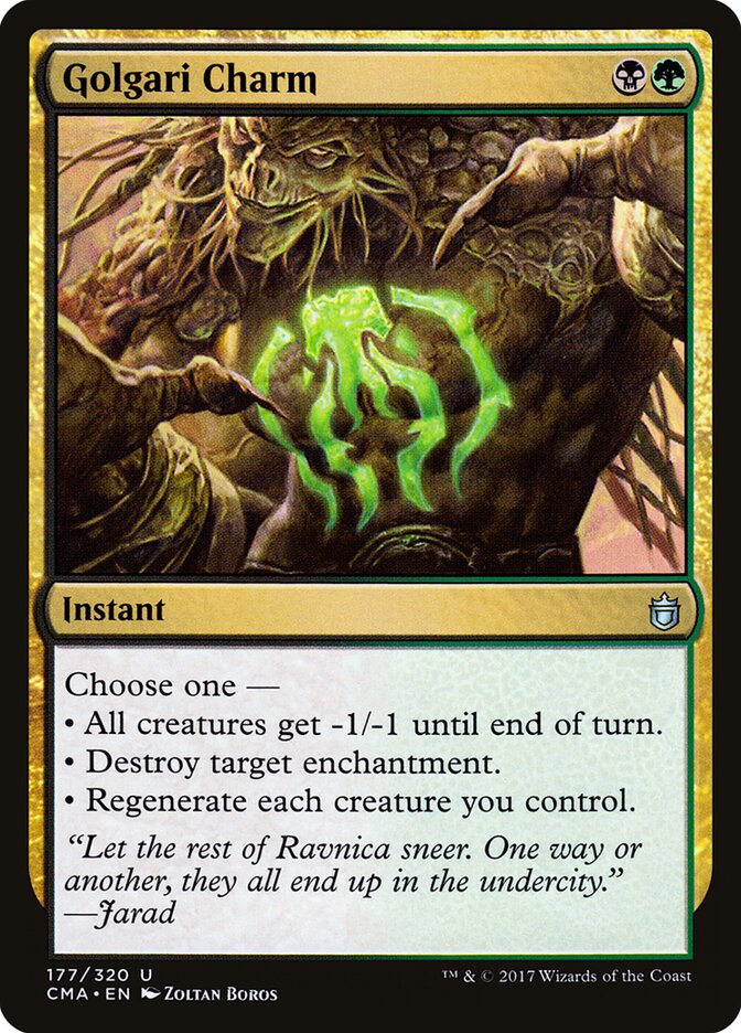 Golgari Charm, Commander Anthology · 177/320