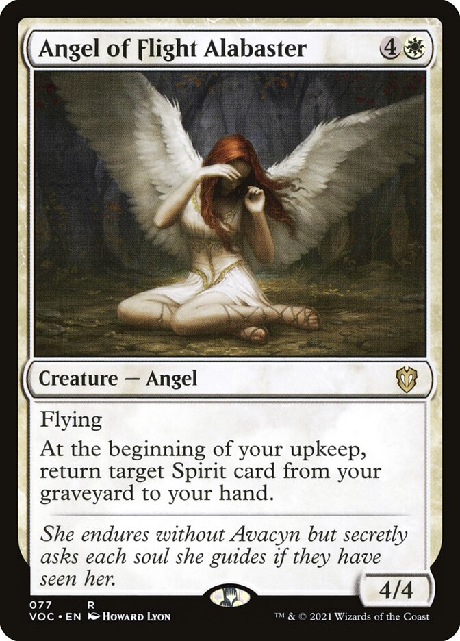 Angel of Flight Alabaster, Crimson Vow Commander · 077