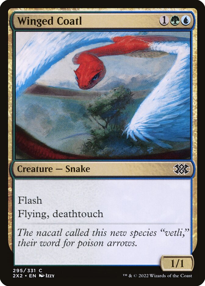 Winged Coatl, Double Masters 2022 · 295/331