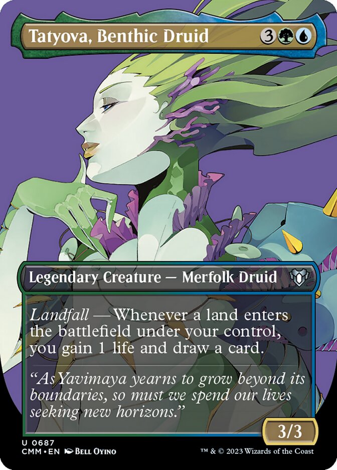 Tatyova, Benthic Druid, Commander Masters · 0687