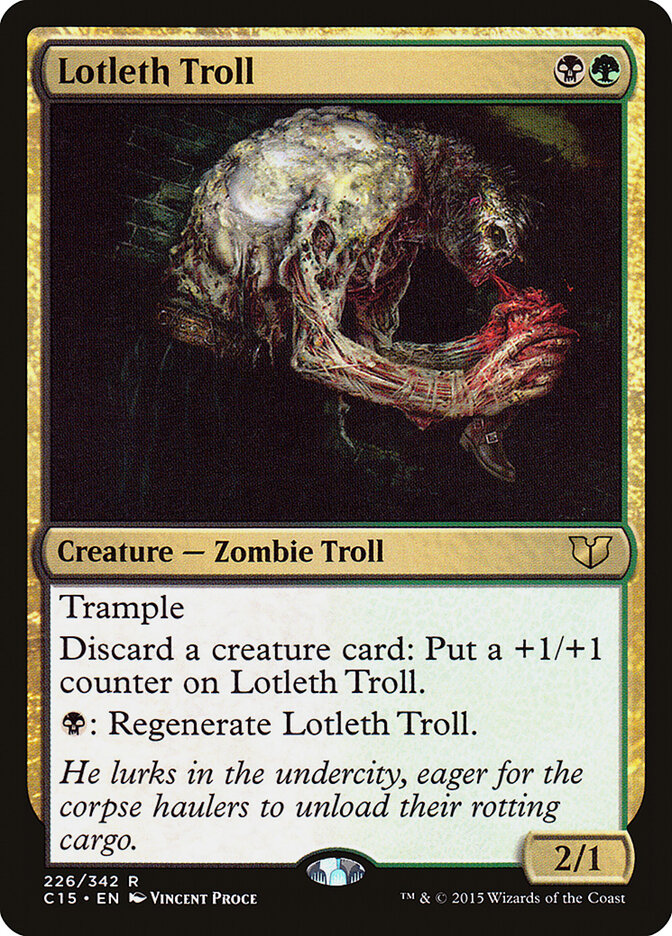 Lotleth Troll, Commander 2015 · 226/342
