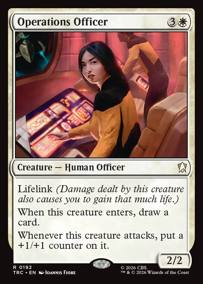 Operations Officer, Star Trek Commander · 0192