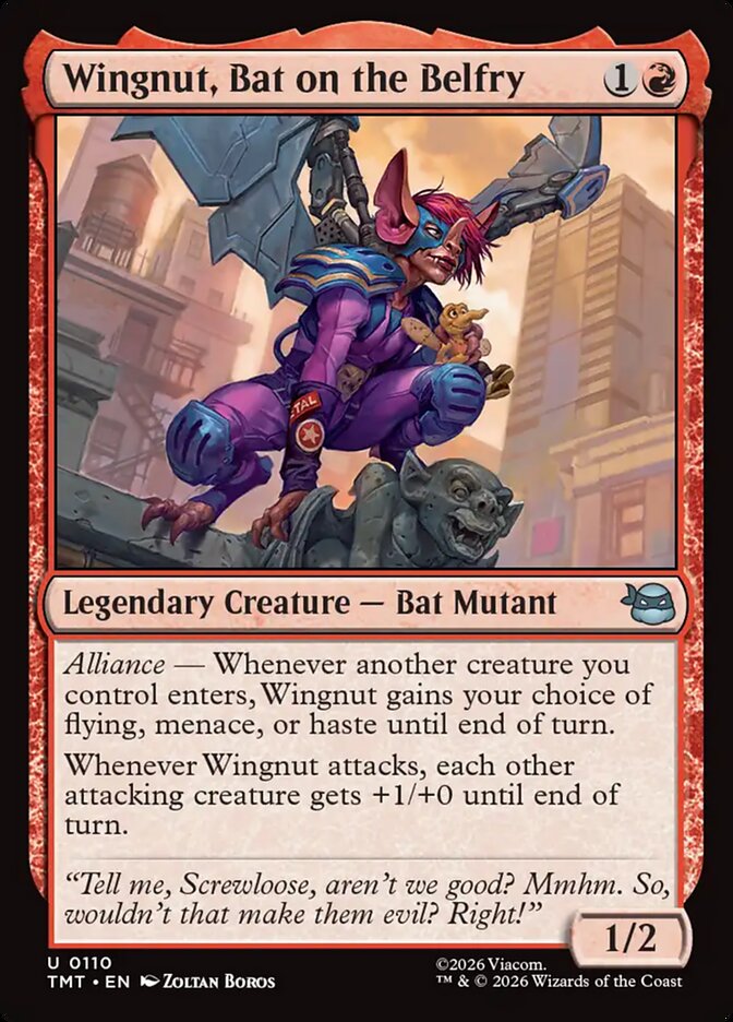 Wingnut, Bat on the Belfry, Teenage Mutant Ninja Turtles · 0110