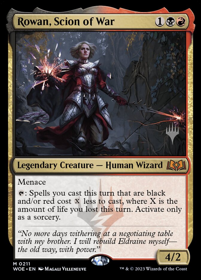 Rowan, Scion of War, Wilds of Eldraine Promos · 0211