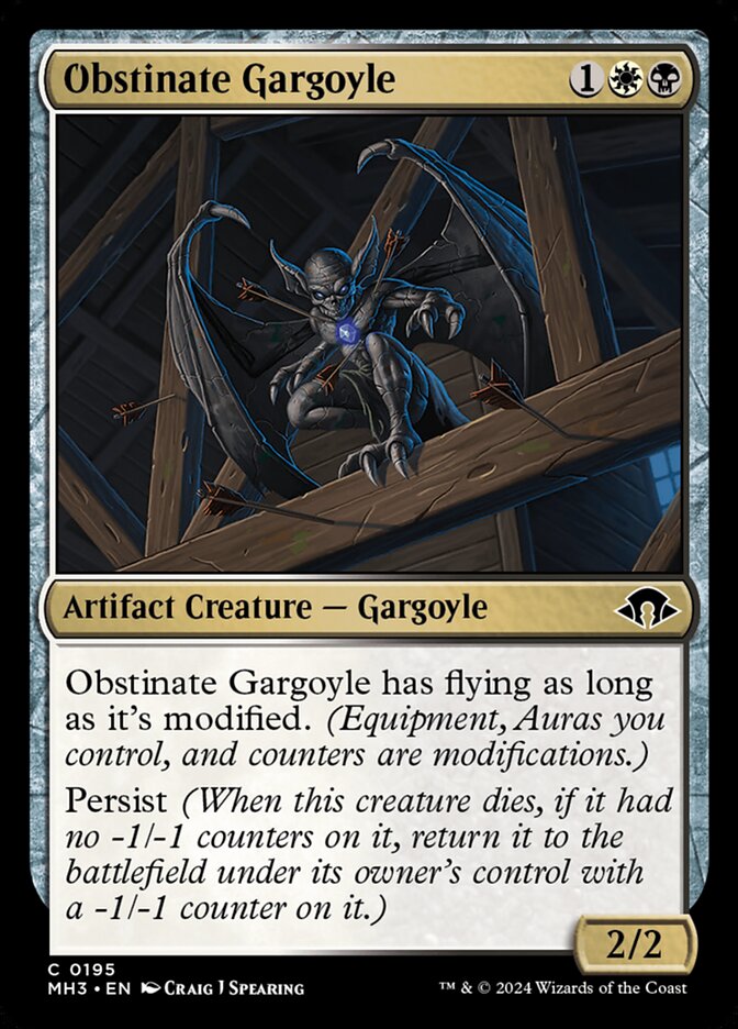 Obstinate Gargoyle, Modern Horizons 3 · 0195