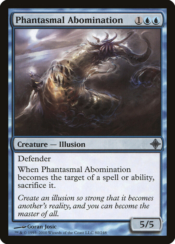 Phantasmal Abomination, Rise of the Eldrazi · 80/248