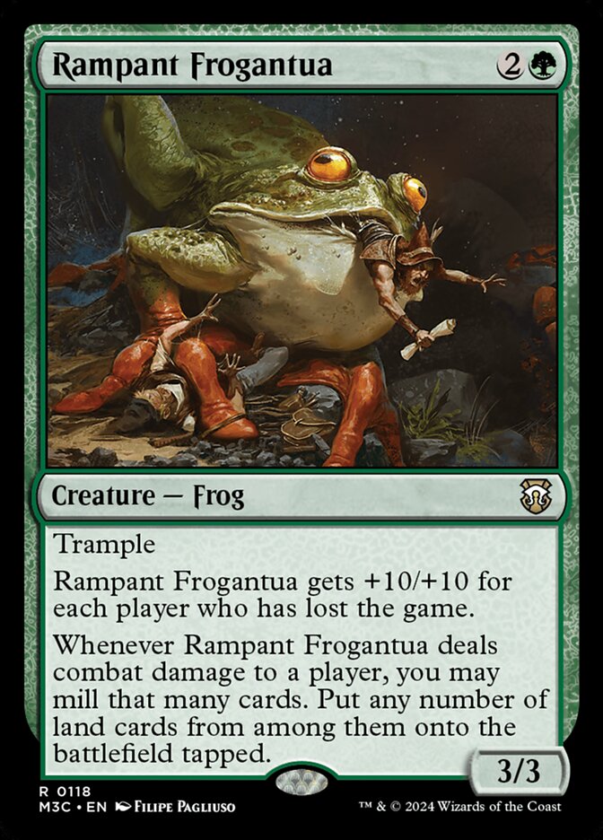 Rampant Frogantua, Modern Horizons 3 Commander · 0118