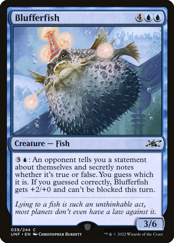 Blufferfish, Unfinity · 039/244