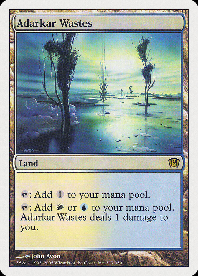 Adarkar Wastes, Ninth Edition · 317/350