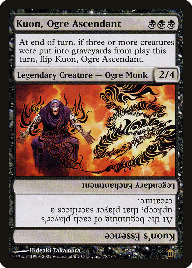 Kuon, Ogre Ascendant // Kuon's Essence, Saviors of Kamigawa · 78/165