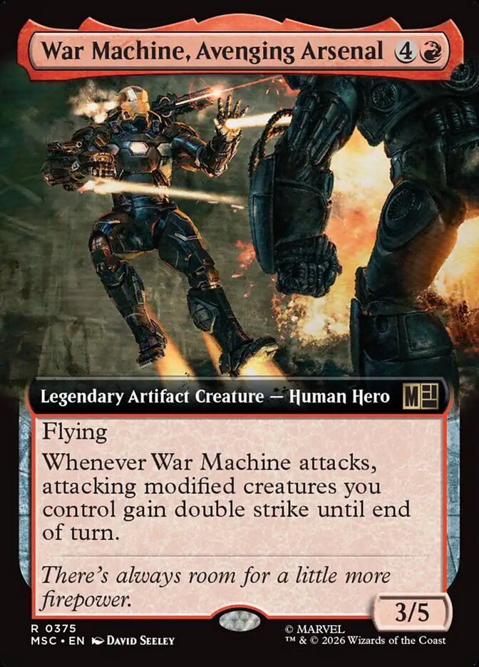 War Machine, Avenging Arsenal, Marvel Super Heroes Commander · 0375