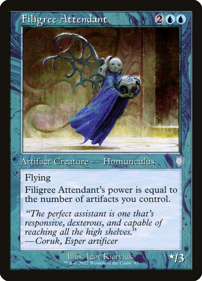 Filigree Attendant, The Brothers' War Commander · 085