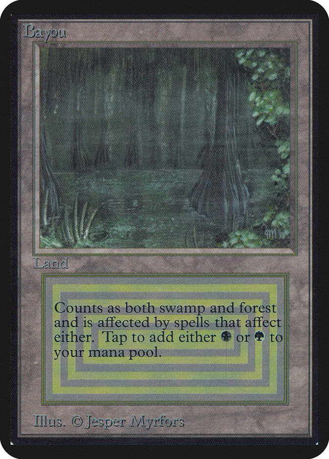 Bayou, Limited Edition Alpha · 278