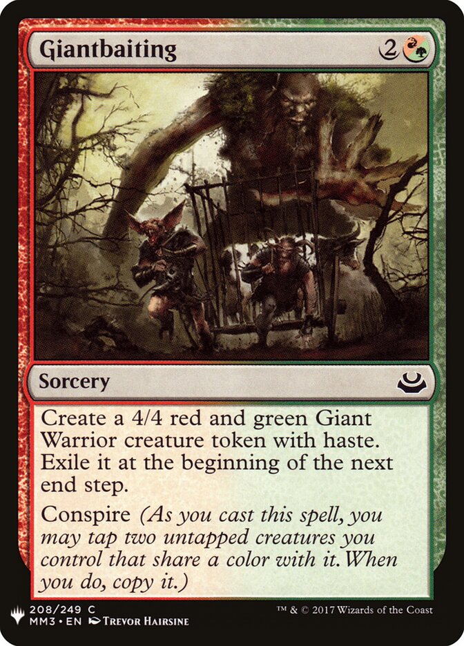 Giantbaiting, The List · mm3-208