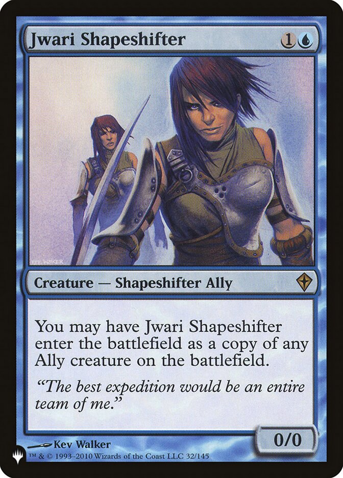 Jwari Shapeshifter, The List · wwk-32