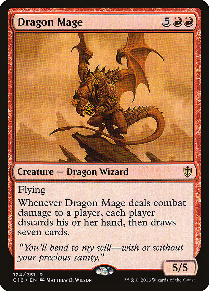 Dragon Mage, Commander 2016 · 124/351
