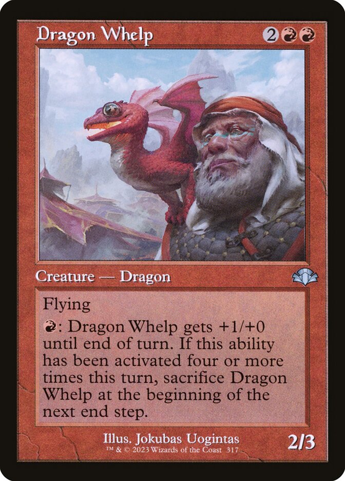 Dragon Whelp, Dominaria Remastered · 317