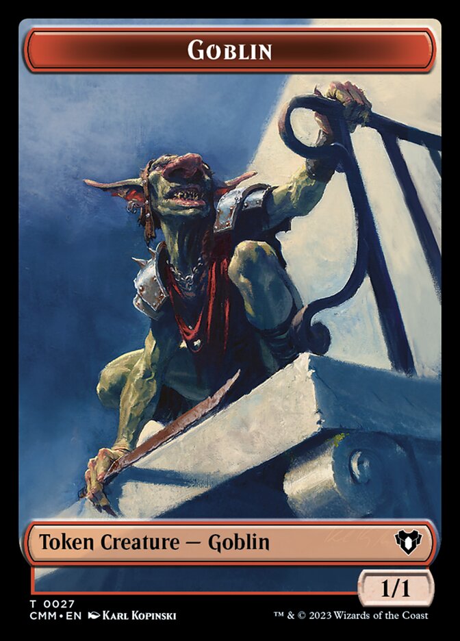 Goblin, Commander Masters Tokens · 0027