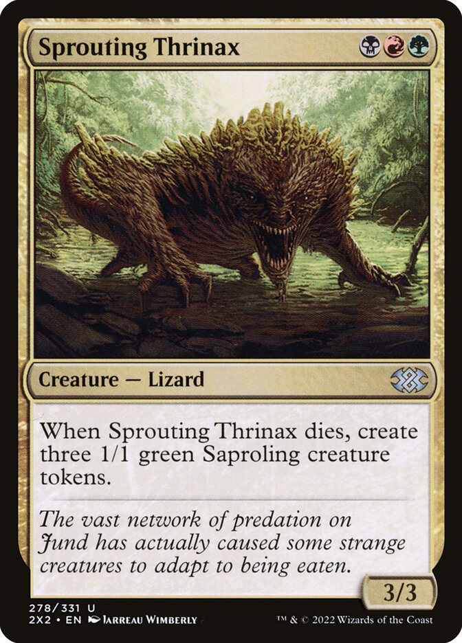 Sprouting Thrinax, Double Masters 2022 · 278/331