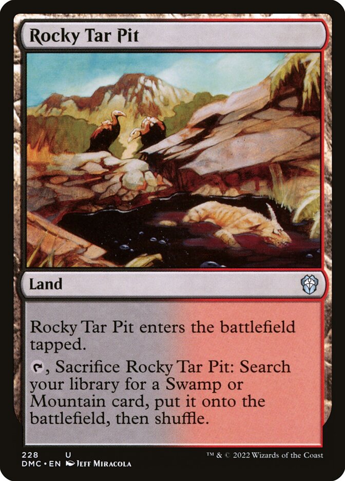 Rocky Tar Pit, Dominaria United Commander · 228