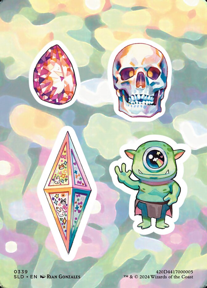 Sticker sheet, Secret Lair Drop · 339