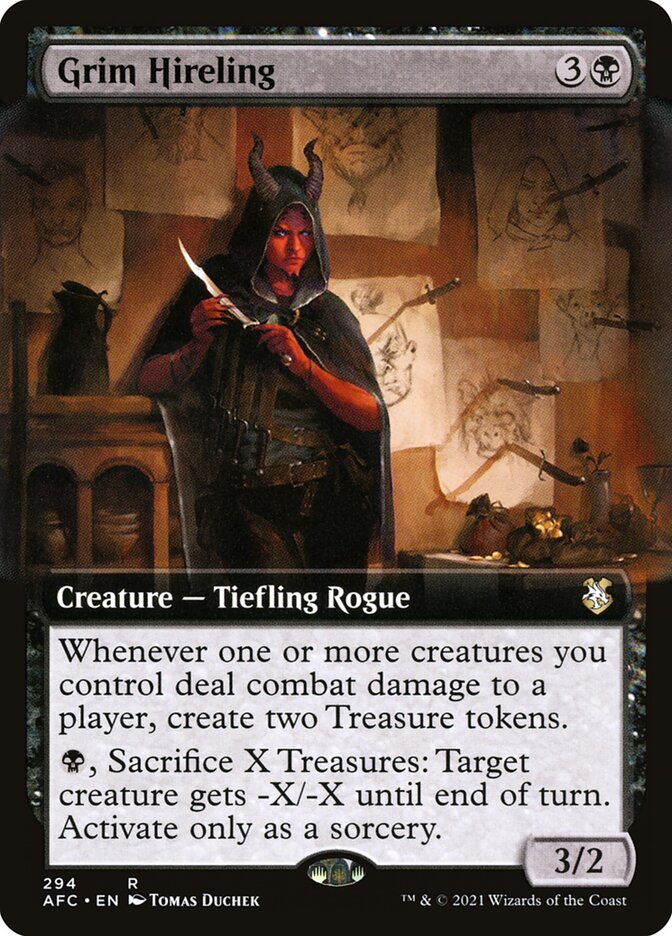 Grim Hireling, Forgotten Realms Commander · 294