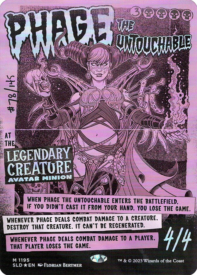 Phage the Untouchable, Secret Lair Drop · 1195