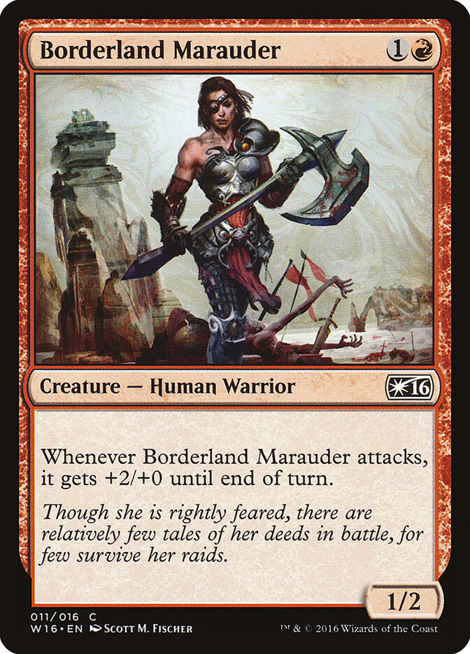 Borderland Marauder, Welcome Deck 2016 · 011/016