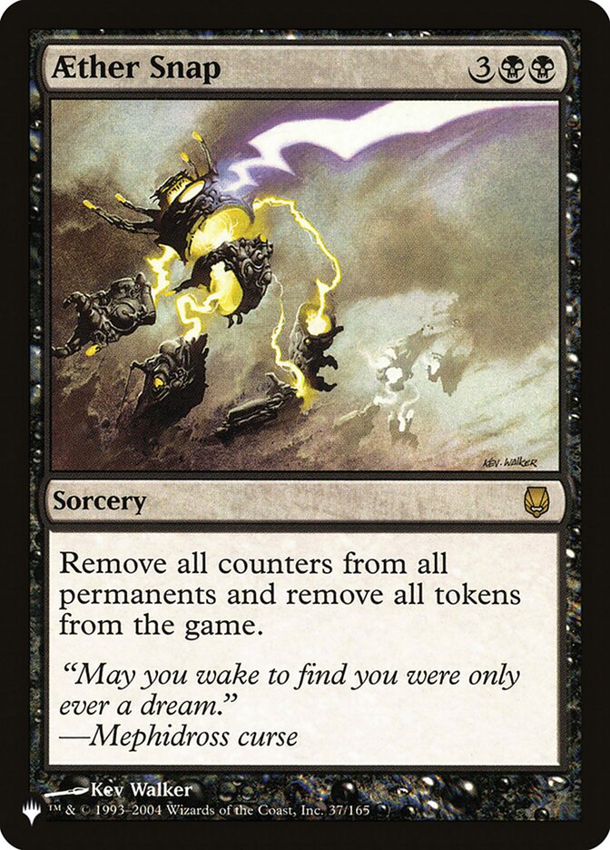 Aether Snap, The List · dst-37
