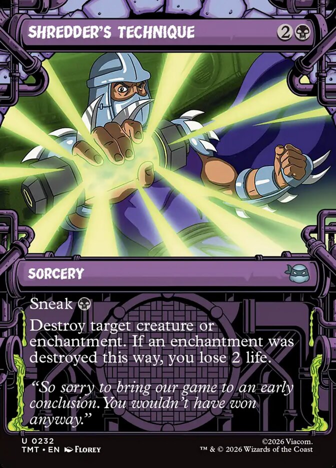 Shredder's Technique, Teenage Mutant Ninja Turtles · 0232