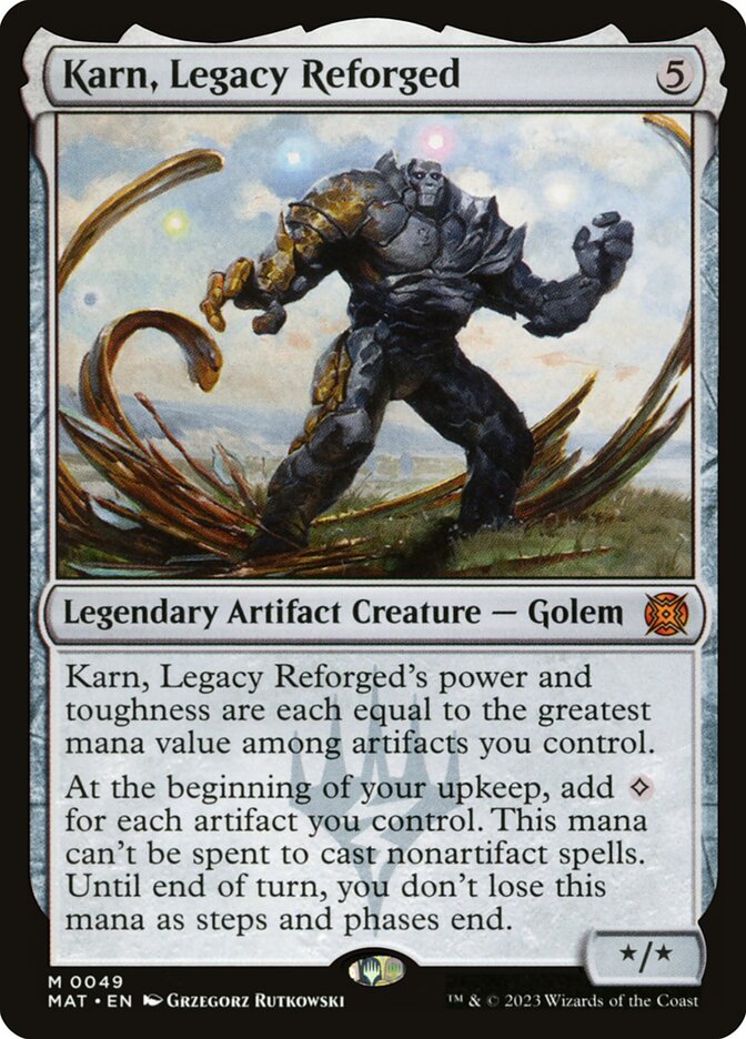 Karn, Legacy Reforged, March of the Machine: The Aftermath · 0049