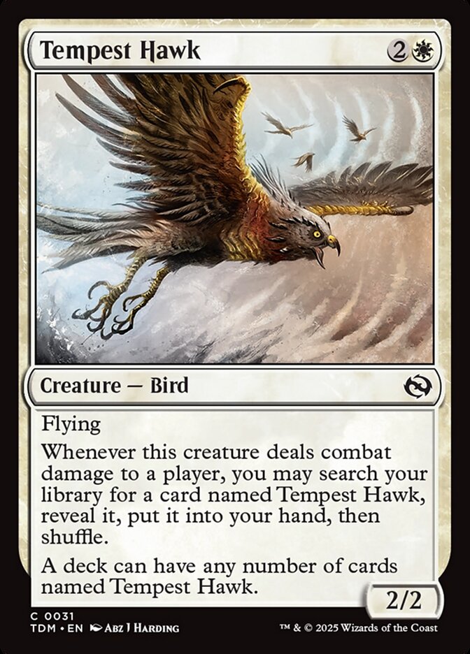 Tempest Hawk, Tarkir: Dragonstorm · 0031