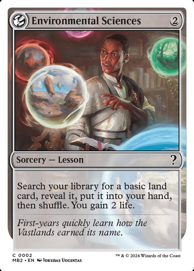 Environmental Sciences, Mystery Booster 2 · 0002