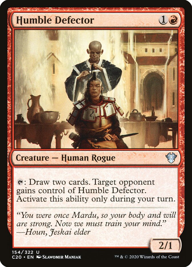 Humble Defector, Commander 2020 · 154/322