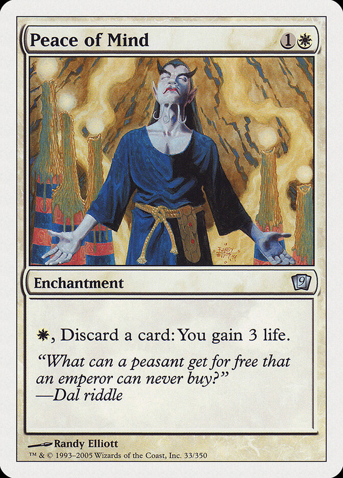 Peace of Mind, Ninth Edition · 33/350