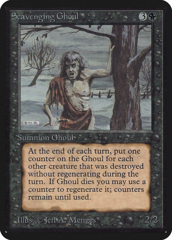 Scavenging Ghoul, Limited Edition Alpha · 126