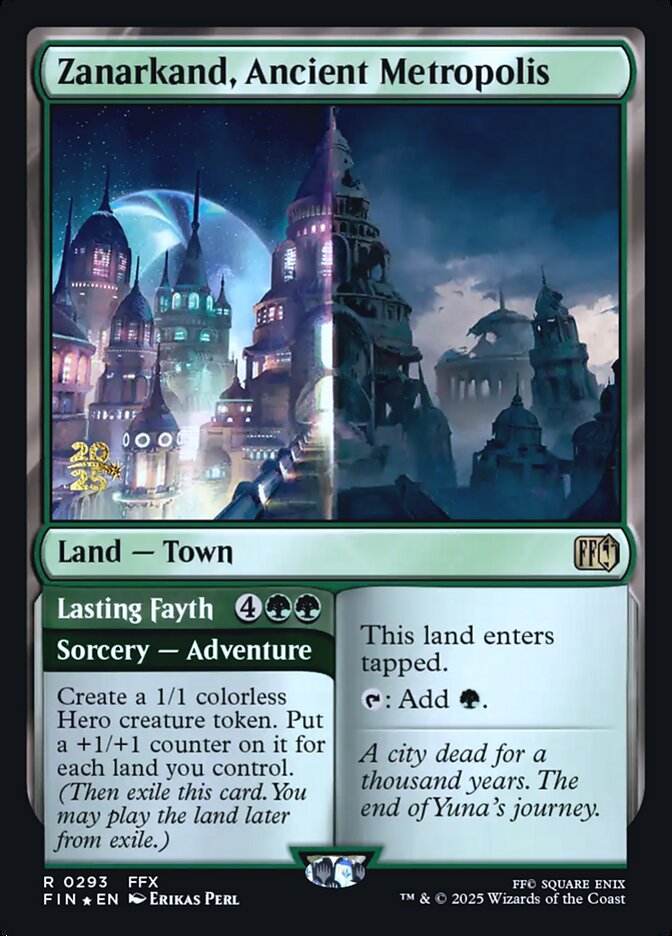 Zanarkand, Ancient Metropolis // Lasting Fayth, Final Fantasy Promos · 0293