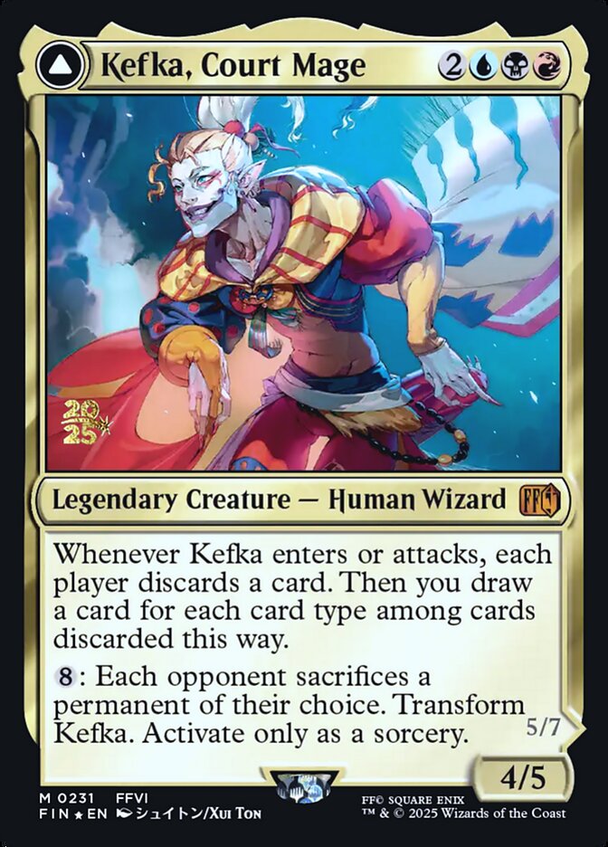 Kefka, Court Mage // Kefka, Ruler of Ruin, Final Fantasy Promos · 0231