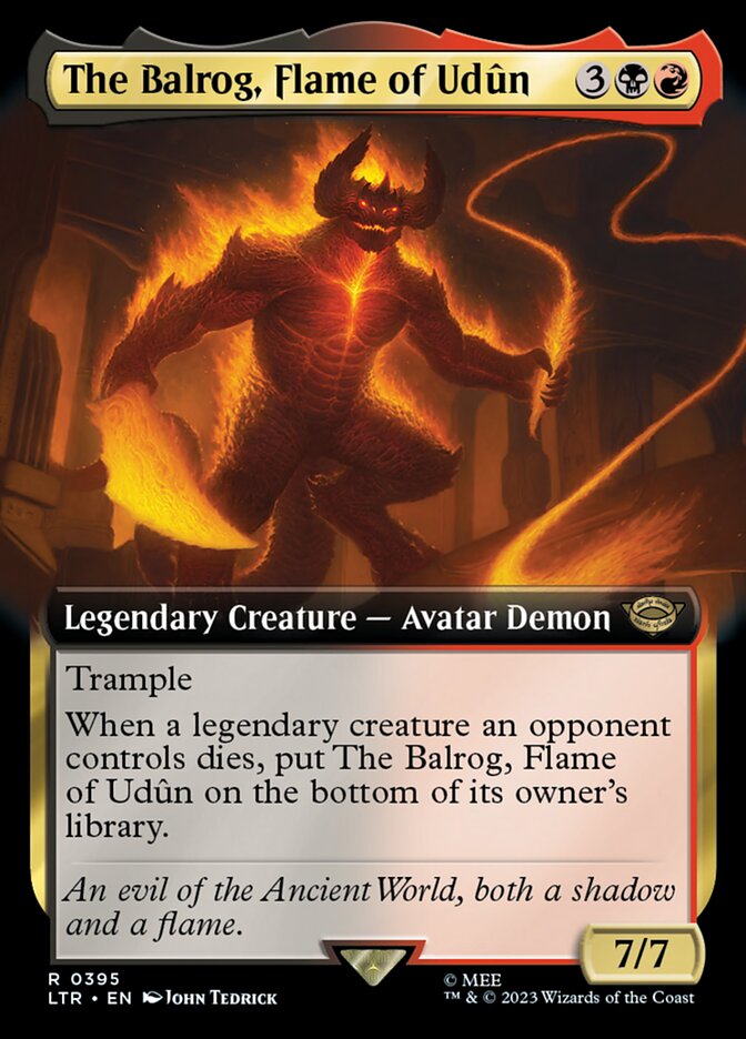 The Balrog, Flame of Udûn, The Lord of the Rings: Tales of Middle-earth · 0395