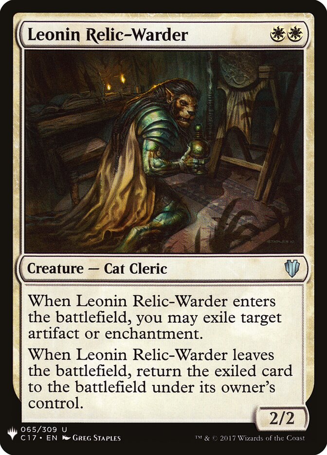 Leonin Relic-Warder, The List · c17-65