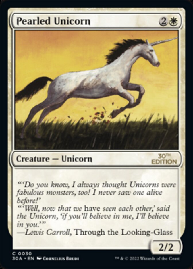 Pearled Unicorn, 30th Anniversary Edition · 030/594